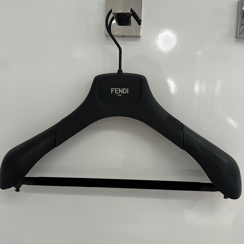 Fendi heavy duty hanger and garment bag